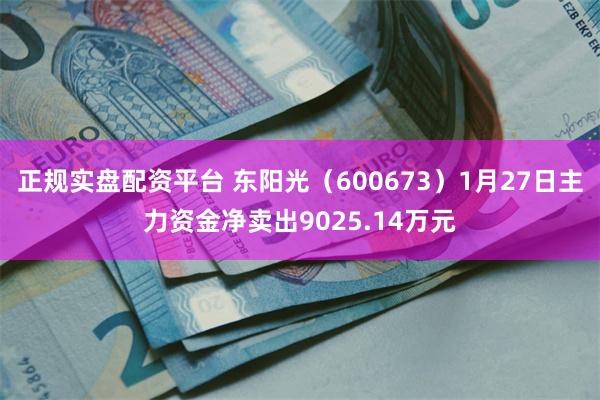 正规实盘配资平台 东阳光（600673）1月27日主力资金净卖出9025.14万元