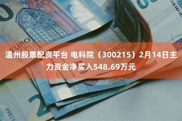 温州股票配资平台 电科院（300215）2月14日主力资金净买入548.69万元