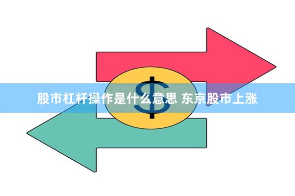 股市杠杆操作是什么意思 东京股市上涨