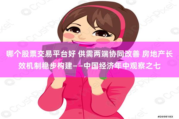 哪个股票交易平台好 供需两端协同改善 房地产长效机制稳步构建——中国经济年中观察之七