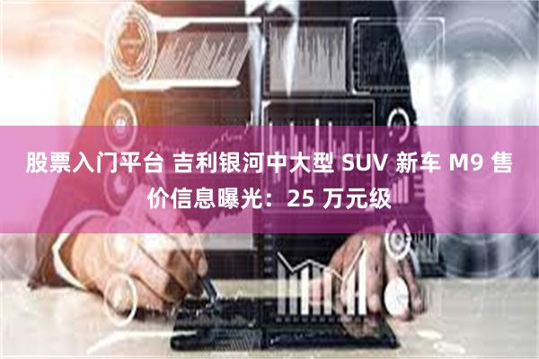 股票入门平台 吉利银河中大型 SUV 新车 M9 售价信息曝光：25 万元级